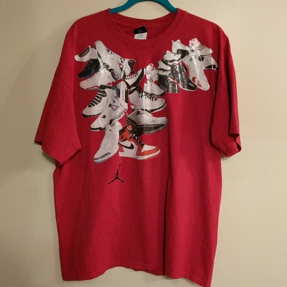 Jordan sneaker graphic shirt